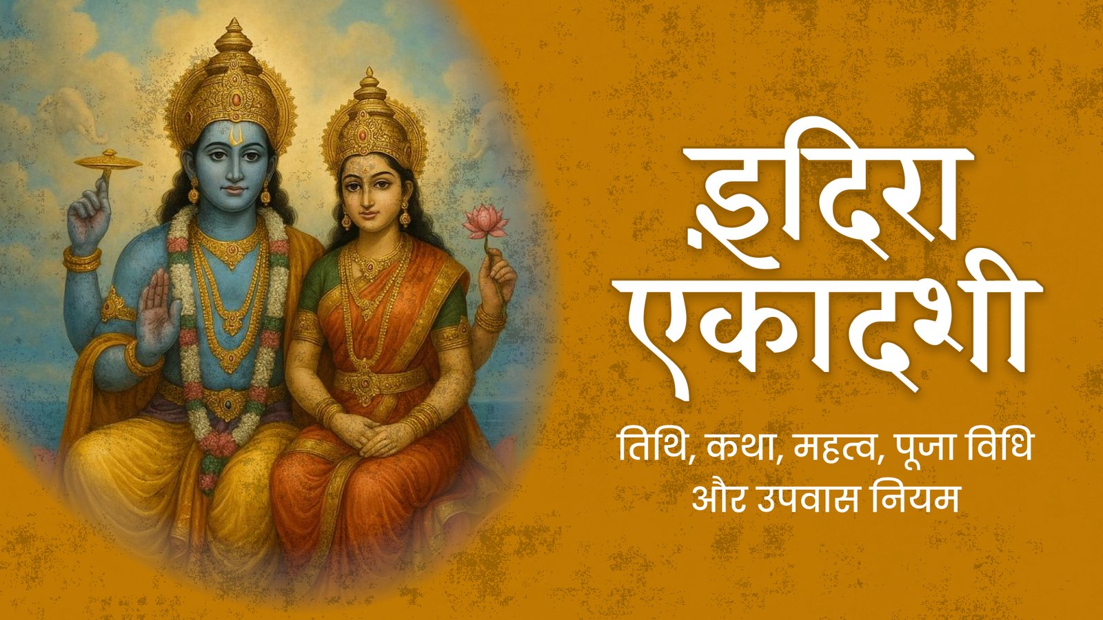 Indira Ekadashi fasting and worship rituals
