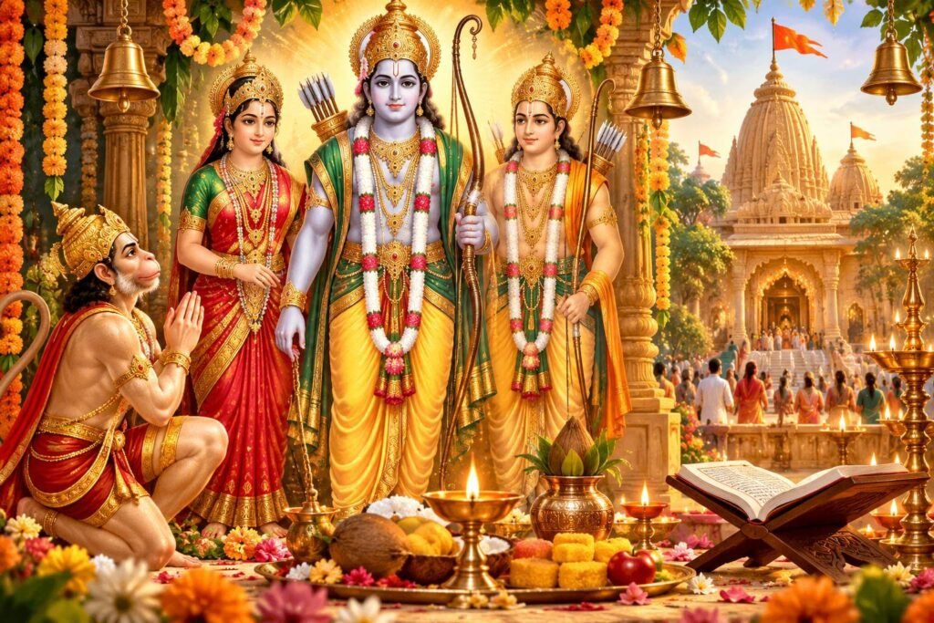 राम नवमी कैसे मनाई जाती है _ विधि, परंपराएँ और आध्यात्मिक अभ्यास